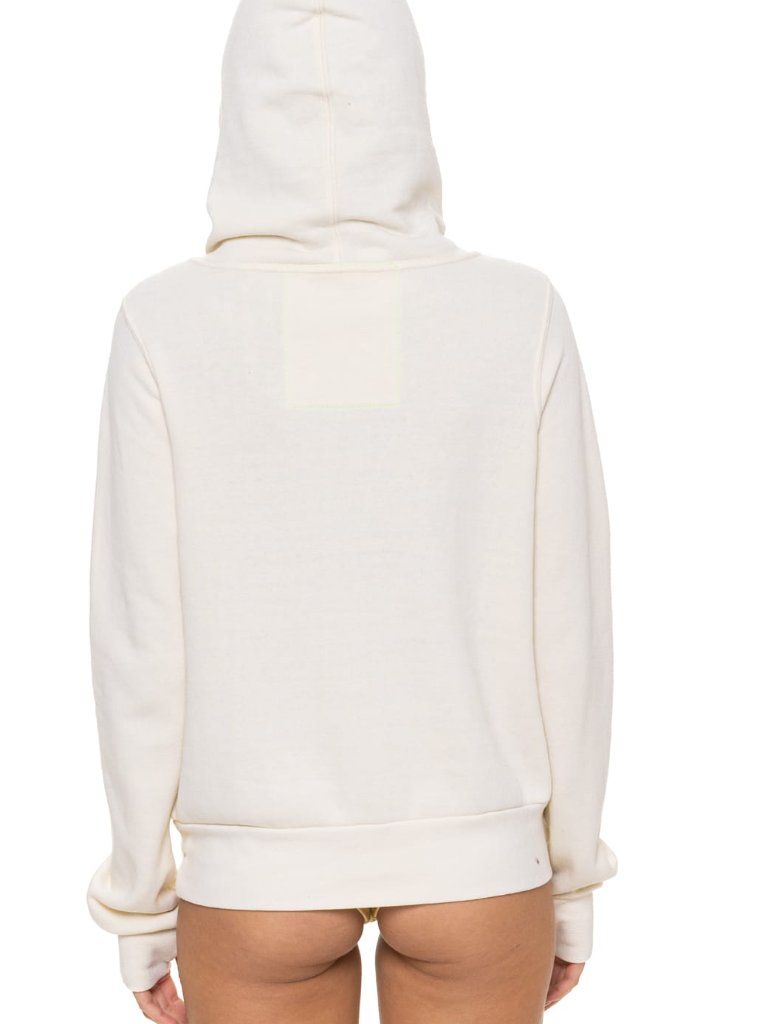 New Aviator Nation Sz S Ninja Pullover Hoodie Vintage White Unisex — image 6 of 7